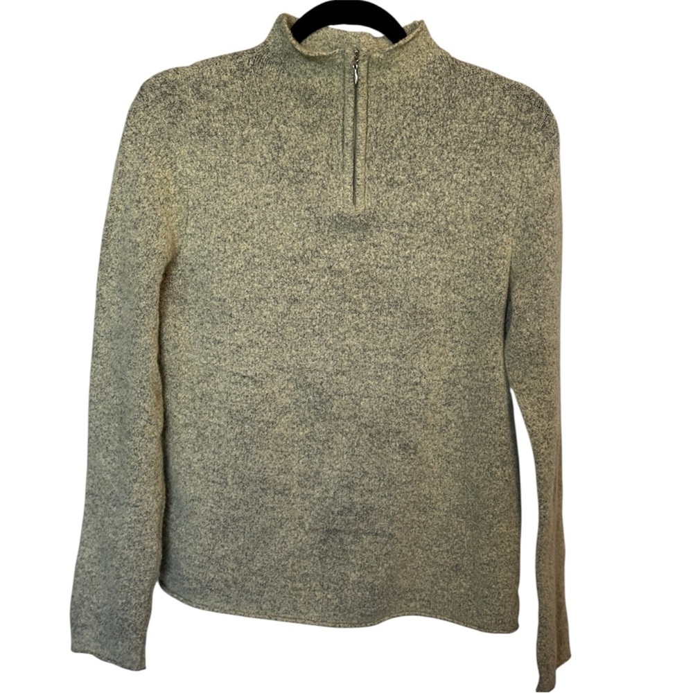 Cozy Jeanne Pierre Quarter Zip Sweater Women’s Size Small